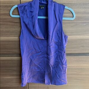Gorgeous jewel toned Theory blouse, size P. 100% silk